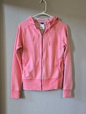 Patagonia Pink Heather Full-Zip Hooded Sweatshirt